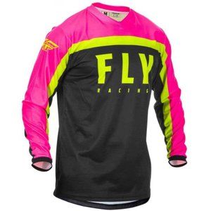 FLY Racing F-16 Jersey Men's XL Neon Pink / Black / Hi-Vis